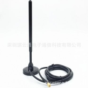 433高增益大磁力吸盘天线 433MHZ吸盘天线高增益30DBI全向天线