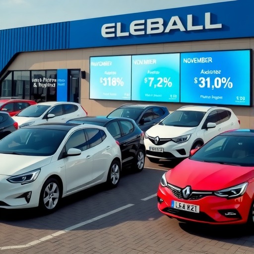 纯电动汽车、插电式混合动力汽车及中国品牌推动11月欧洲汽车销量增长