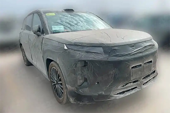 王朝网全新旗舰SUV 比亚迪大唐谍照曝光