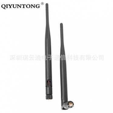 5DB 2.4G5.8G双频段全向外置胶棒天线 5DBWIFI无线模块路由器天线