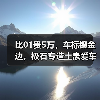 比01贵5万，车标镶金边，极石专造土豪爱车？（图2）