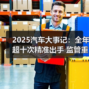 2025汽车大事记：全年超十次精准出手 监管重拳整治汽车行业乱象（图3）
