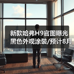 新款哈弗H9官图曝光 黑色外观涂装/预计8月底发(图2) 新款哈弗H9官图曝光 黑色外观涂装/预计8月底发(图2)