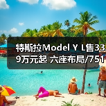 特斯拉Model Y L售33.9万元起 六座布局/751km续（图3）