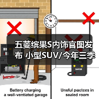 五菱缤果S内饰官图发布 小型SUV/今年三季度上市