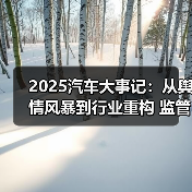2025汽车大事记:从舆情风暴到行业重构 监管护航智驾安全第一(图4) 2025汽车大事记:从舆情风暴到行业重构 监管护航智驾安全第一(图4)
