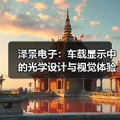 泽景电子：车载显示中的光学设计与视觉体验