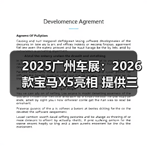2025广州车展：2026款宝马X5亮相 提供三款配置（图4）