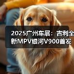 2025广州车展：吉利全新MPV银河V900首发亮相