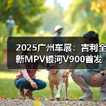2025广州车展：吉利全新MPV银河V900首发亮相（图2）