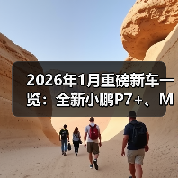 2026年1月重磅新车一览：全新小鹏P7+、MG7 2026款等焕新登场