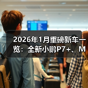 2026年1月重磅新车一览:全新小鹏P7+、MG7 2026款等焕新登场(图2) 2026年1月重磅新车一览:全新小鹏P7+、MG7 2026款等焕新登场(图2)