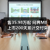 售35.98万起 问界M8上市200天累计交付突破12000