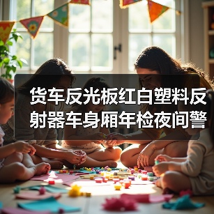 货车反光板红白塑料反射器车身厢年检夜间警示反光贴标识板
