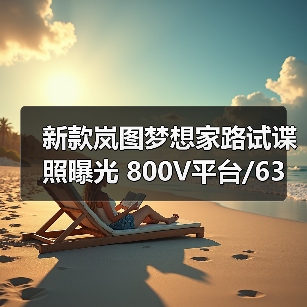 新款岚图梦想家路试谍照曝光 800V平台/63度5C电