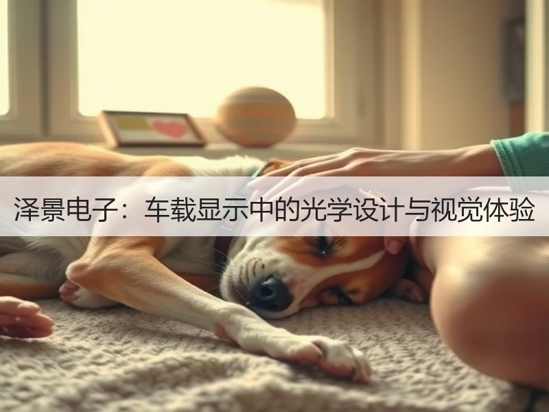 泽景电子：车载显示中的光学设计与视觉体验