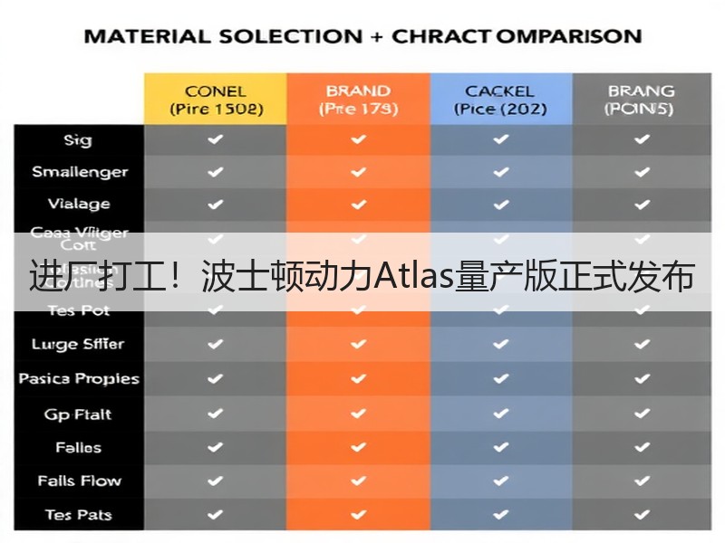 进厂打工!波士顿动力Atlas量产版正式发布 进厂打工!波士顿动力Atlas量产版正式发布