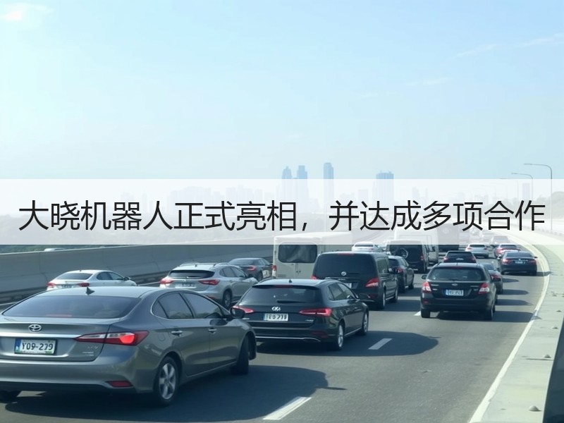 大晓机器人正式亮相，并达成多项合作