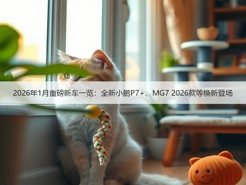 2026年1月重磅新车一览：全新小鹏P7+、MG7 2026款等焕新登场