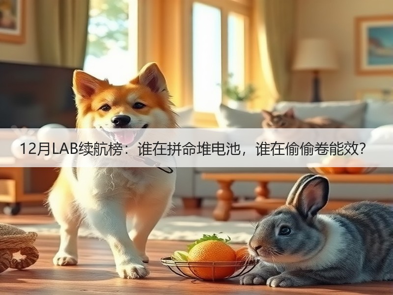 12月LAB续航榜：谁在拼命堆电池，谁在偷偷卷能效？