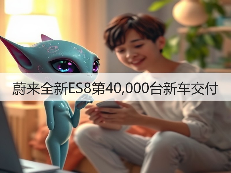 蔚来全新ES8第40,000台新车交付 蔚来全新ES8第40,000台新车交付