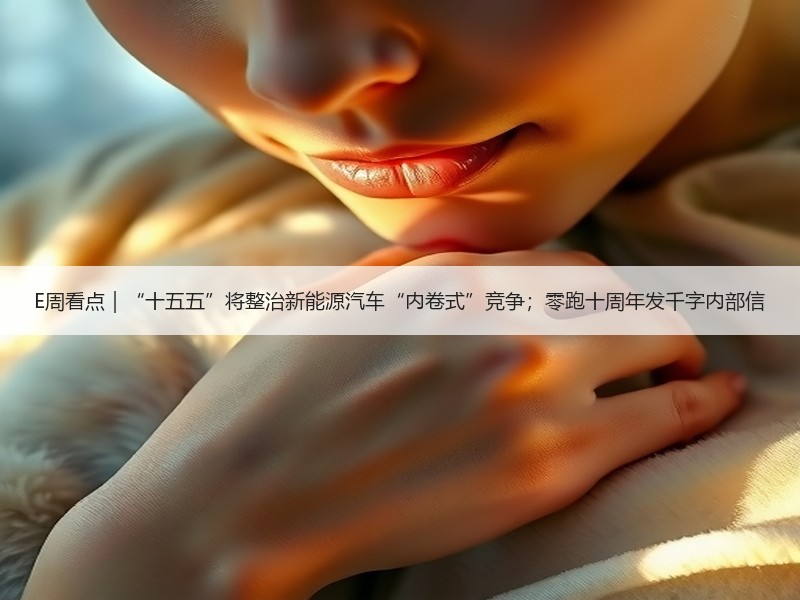 E周看点｜“十五五”将整治新能源汽车“内卷式”竞争；零跑十周年发千字内部信