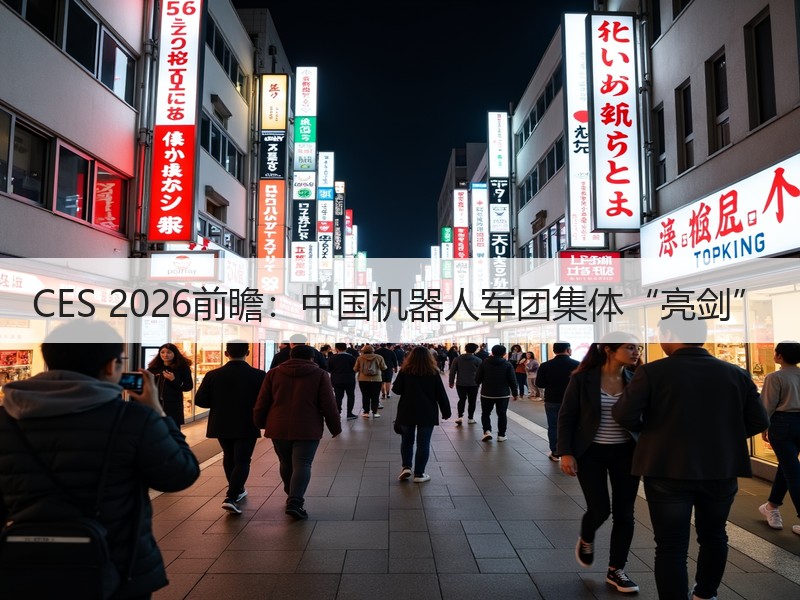 CES 2026前瞻：中国机器人军团集体“亮剑”