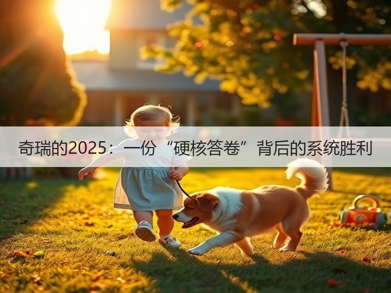 奇瑞的2025:一份“硬核答卷”背后的系统胜利 奇瑞的2025:一份“硬核答卷”背后的系统胜利