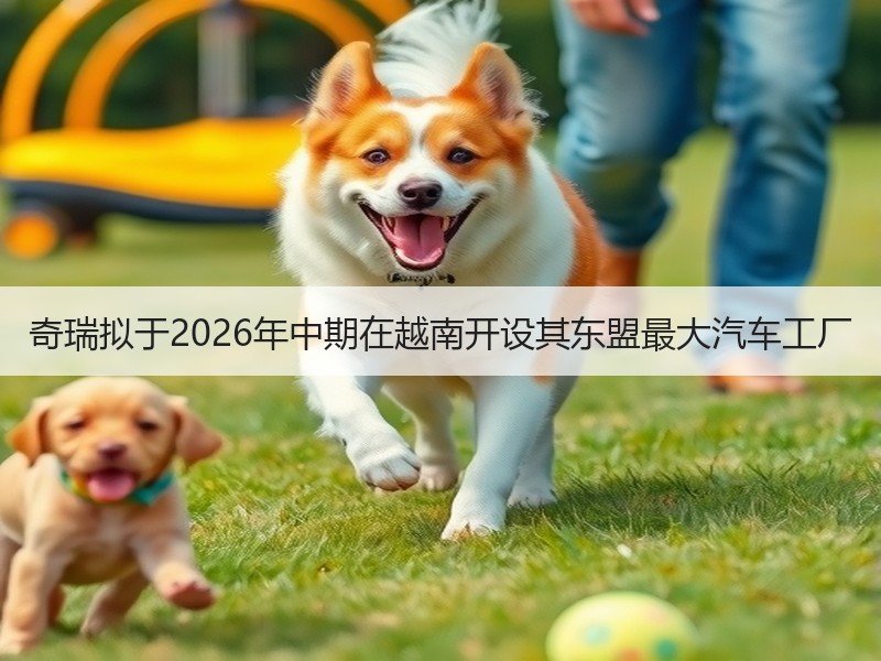 奇瑞拟于2026年中期在越南开设其东盟最大汽车工厂 奇瑞拟于2026年中期在越南开设其东盟最大汽车工厂