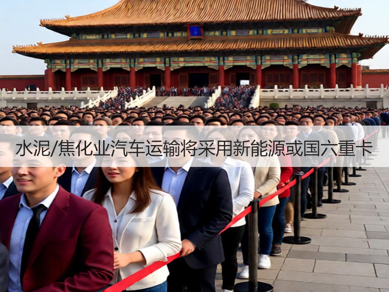 水泥/焦化业汽车运输将采用新能源或国六重卡
