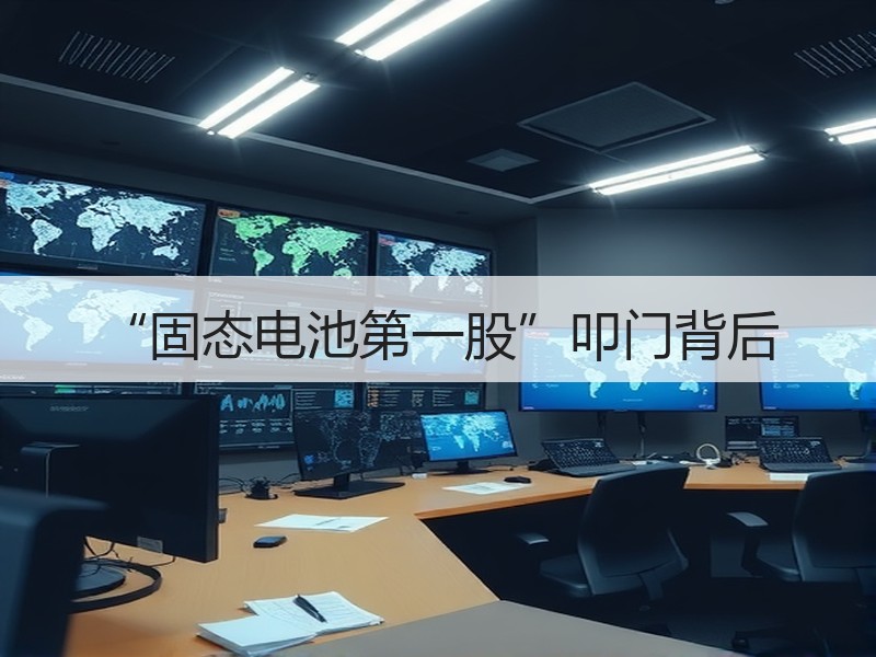 “固态电池第一股”叩门背后 “固态电池第一股”叩门背后