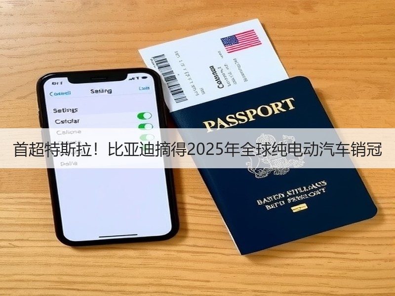 首超特斯拉！比亚迪摘得2025年全球纯电动汽车销冠