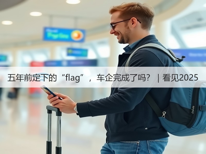 五年前定下的“flag”,车企完成了吗?|看见2025 五年前定下的“flag”,车企完成了吗?|看见2025