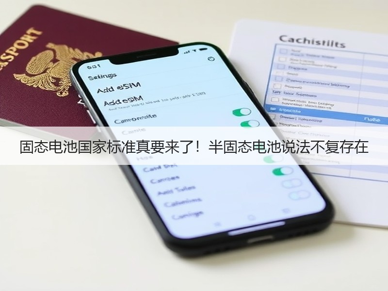 固态电池国家标准真要来了！半固态电池说法不复存在