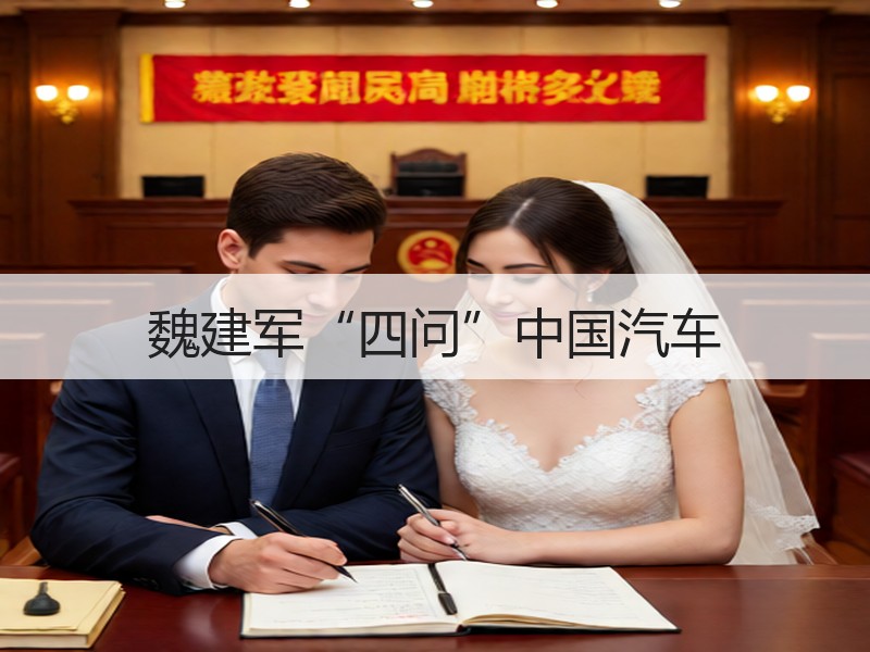 魏建军“四问”中国汽车