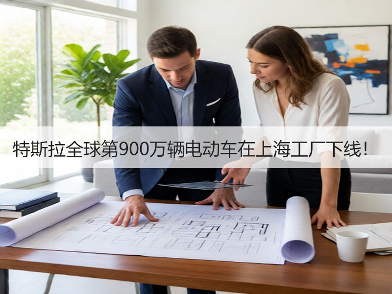 特斯拉全球第900万辆电动车在上海工厂下线！