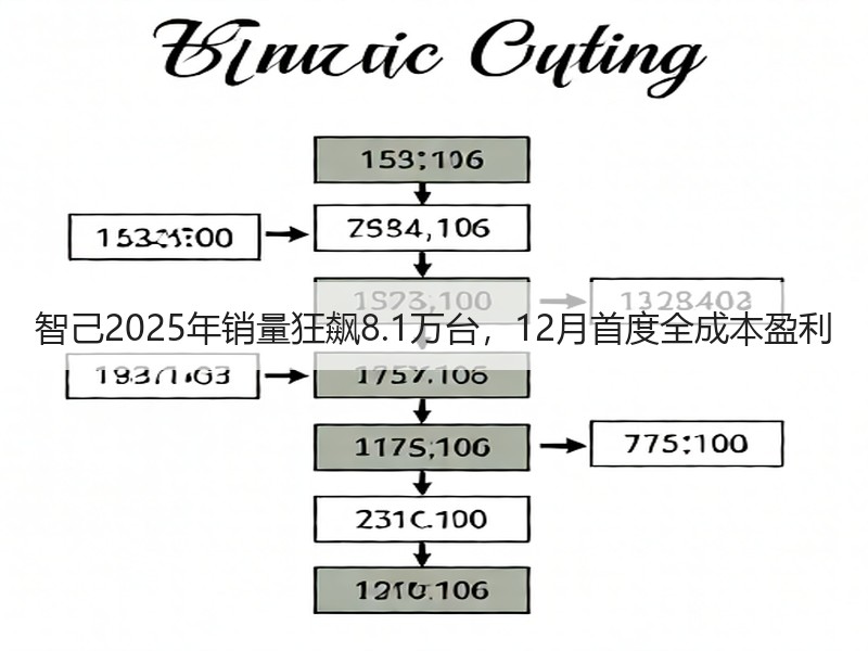 智己2025年销量狂飙8.1万台，12月首度全成本盈利