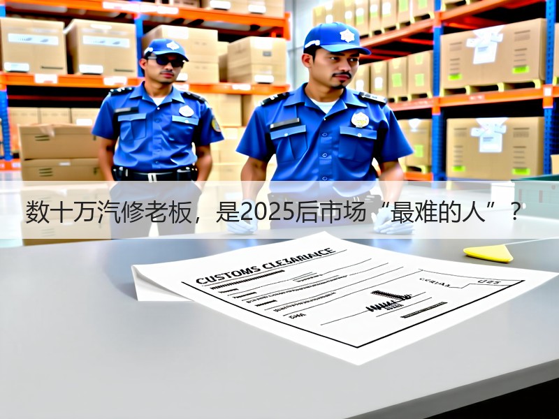 数十万汽修老板，是2025后市场“最难的人”？