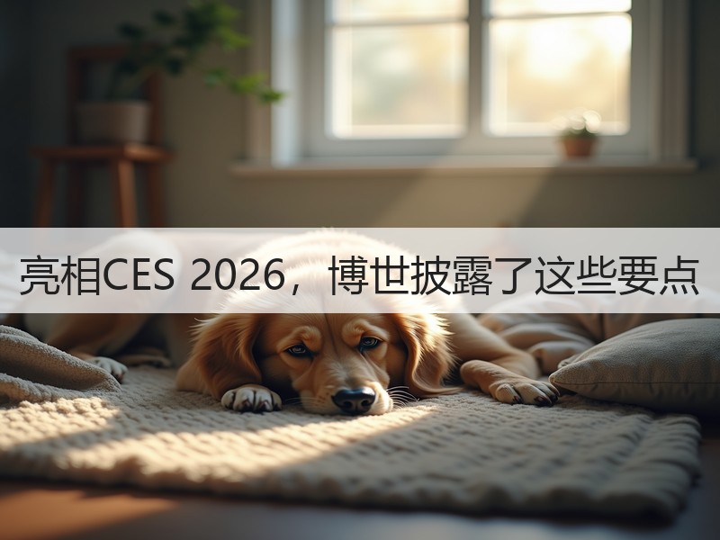 亮相CES 2026，博世披露了这些要点
