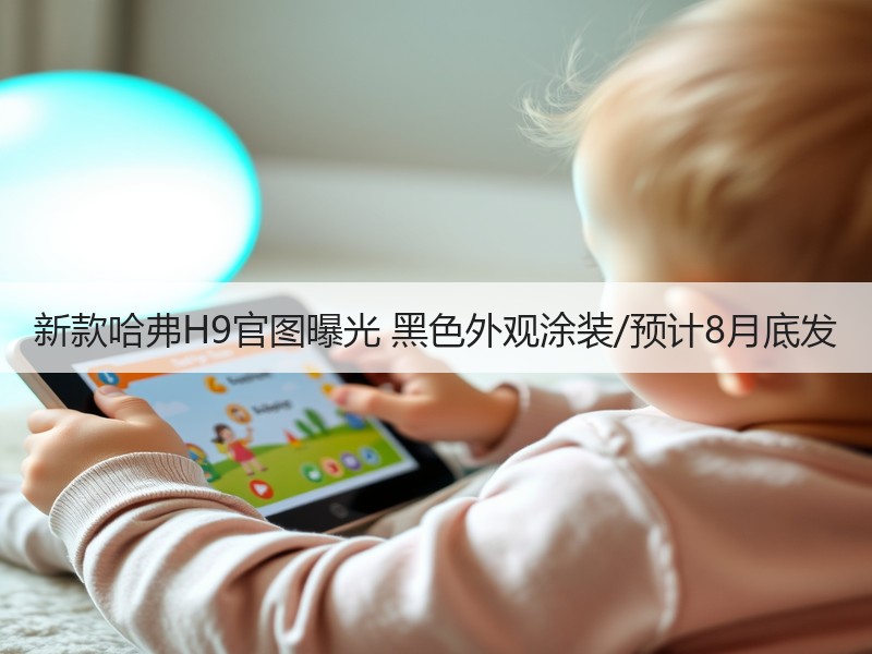 新款哈弗H9官图曝光 黑色外观涂装/预计8月底发