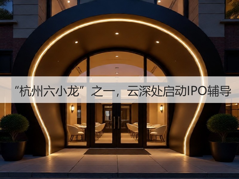 “杭州六小龙”之一，云深处启动IPO辅导