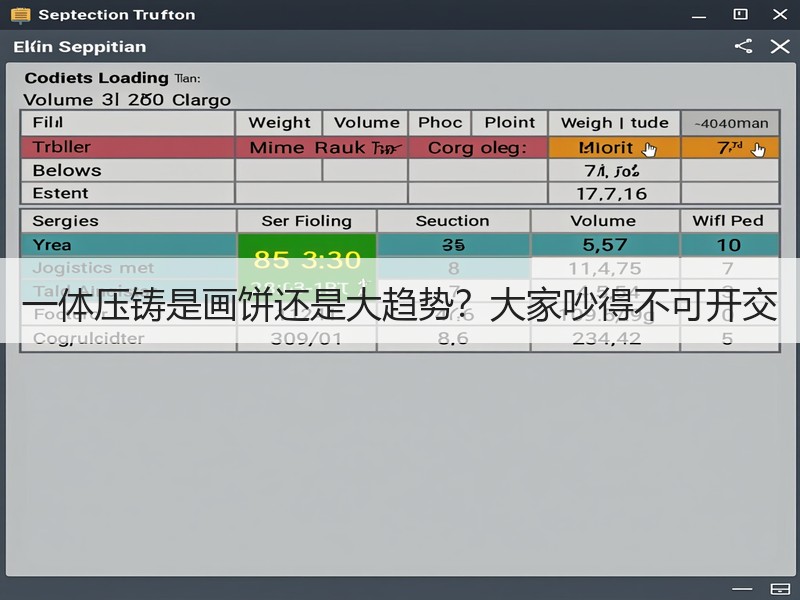 一体压铸是画饼还是大趋势?大家吵得不可开交 一体压铸是画饼还是大趋势?大家吵得不可开交
