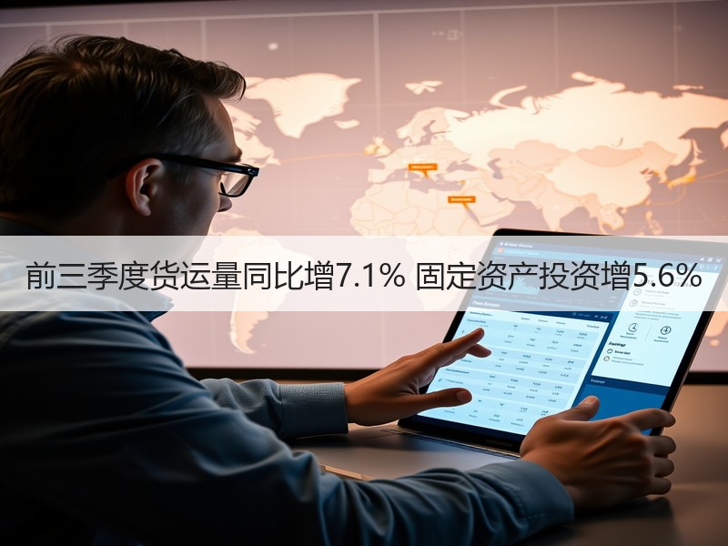 前三季度货运量同比增7.1% 固定资产投资增5.6%