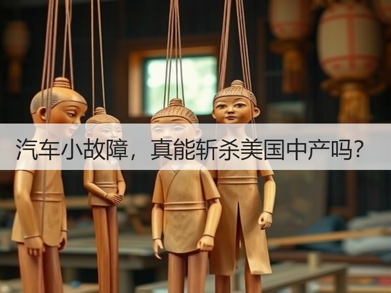 汽车小故障，真能斩杀美国中产吗？