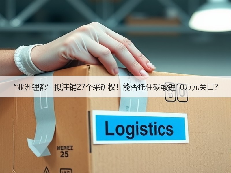 “亚洲锂都”拟注销27个采矿权！能否托住碳酸锂10万元关口？
