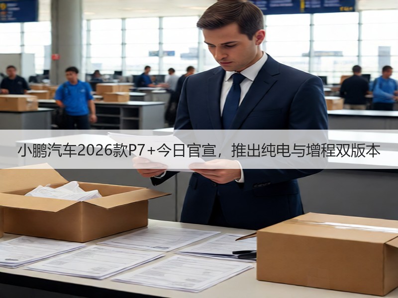小鹏汽车2026款P7+今日官宣,推出纯电与增程双版本 小鹏汽车2026款P7+今日官宣,推出纯电与增程双版本