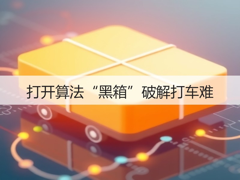 打开算法“黑箱”破解打车难
