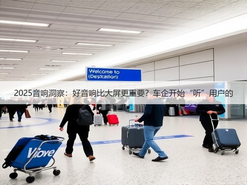 2025音响洞察:好音响比大屏更重要?车企开始“听”用户的 2025音响洞察:好音响比大屏更重要?车企开始“听”用户的