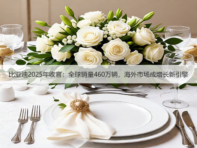 比亚迪2025年收官：全球销量460万辆，海外市场成增长新引擎