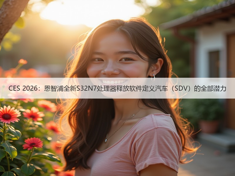 CES 2026:恩智浦全新S32N7处理器释放软件定义汽车(SDV)的全部潜力 CES 2026:恩智浦全新S32N7处理器释放软件定义汽车(SDV)的全部潜力